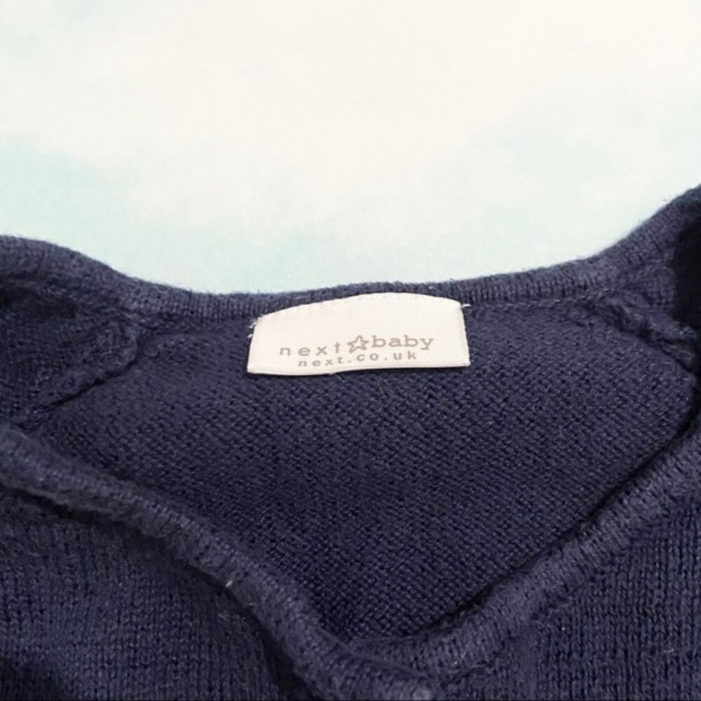 Next Navy Blue Cardigan - Picture 3 of 4